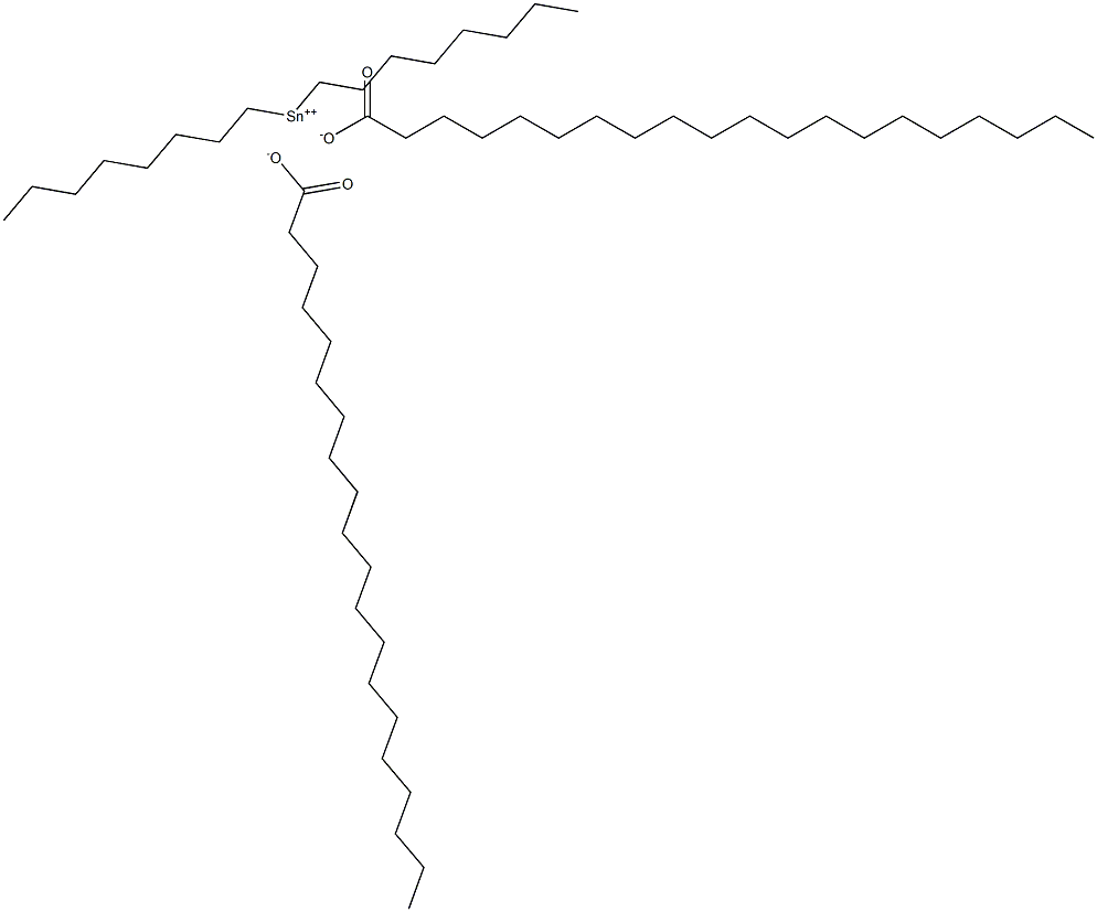 Diicosanoic acid dioctyltin(IV) salt Structure