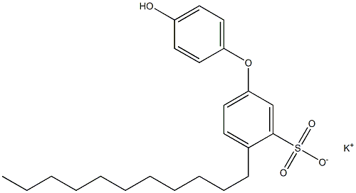  4'-Hydroxy-4-undecyl[oxybisbenzene]-3-sulfonic acid potassium salt