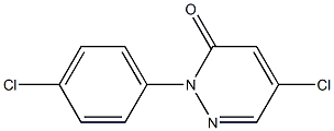 5-Chloro-2-(4-chlorophenyl)pyridazin-3(2H)-one Structure