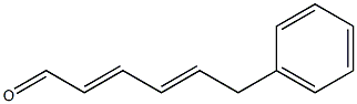 6-フェニル-2,4-ヘキサジエナール 化学構造式