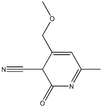 3-Cyano-4-methoxymethyl-6-methyl-2(3H)-pyridone|