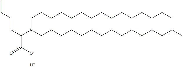 2-(Dipentadecylamino)hexanoic acid lithium salt Structure