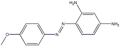 4'-Methoxyazobenzene-2,4-diamine Struktur