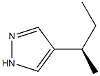 [R,(-)]-4-sec-Butyl-1H-pyrazole Structure