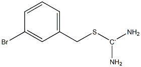 Diamino[(3-bromophenylmethyl)thio]methylium 结构式