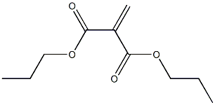 Methylenepropanedioic acid dipropyl ester Struktur