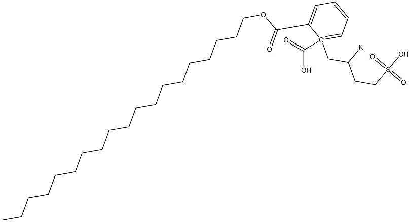 Phthalic acid 1-nonadecyl 2-(2-potassiosulfobutyl) ester