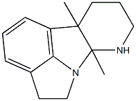 8,9-Ethylene-4a,9a-dimethyl-1,2,3,4,4a,9a-hexahydro-9H-pyrido[2,3-b]indole Structure