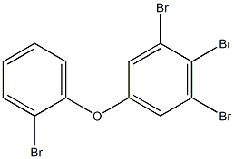 3,4,5-Tribromophenyl 2-bromophenyl ether Structure