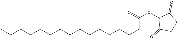 Hexadecanoic acid succinimidyl ester,,结构式