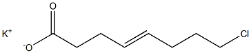 8-Chloro-4-octenoic acid potassium salt Struktur