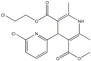 4-(6-Chloropyridin-2-yl)-1,4-dihydro-2,6-dimethylpyridine-3,5-dicarboxylic acid 3-methyl 5-(2-chloroethyl) ester