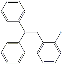 1,1-Diphenyl-2-(2-fluorophenyl)ethane Struktur