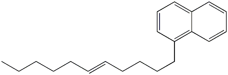 1-(5-Undecenyl)naphthalene Struktur