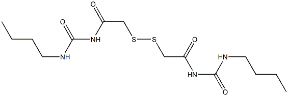 1,1'-(Dithiobismethylenebiscarbonyl)bis[3-butylurea]