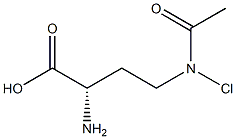 (2S)-2-Amino-4-(chloroacetylamino)butanoic acid Structure