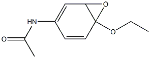 3',4'-Epoxy3',4'-dihydro-4'-ethoxyacetanilide 结构式