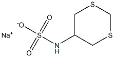 N-(1,3-ジチアン-5-イル)アミド硫酸ナトリウム 化学構造式