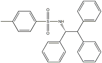 (-)-N-[(R)-1,2,2-トリフェニルエチル]-p-トルエンスルホンアミド 化学構造式