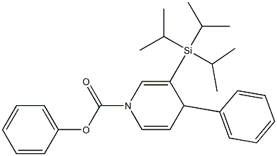 1,4-Dihydro-4-phenyl-3-(triisopropylsilyl)pyridine-1-carboxylic acid phenyl ester|