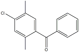 4-Chloro-2,5-dimethylbenzophenone 结构式