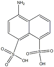 4-Amino-1,8-naphthalenedisulfonic acid Structure