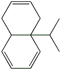 1,4,4a,8a-テトラヒドロ-4a-イソプロピルナフタレン 化学構造式