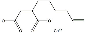 2-(5-Hexenyl)succinic acid calcium salt Structure