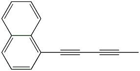 1-(1-Naphthalenyl)-1,3-pentadiyne Structure