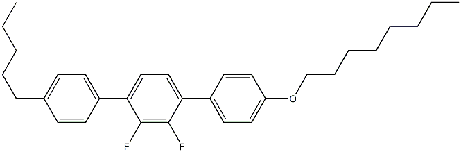 4-Octyloxy-4''-pentyl-2',3'-difluoro-1,1':4',1''-terbenzene Structure