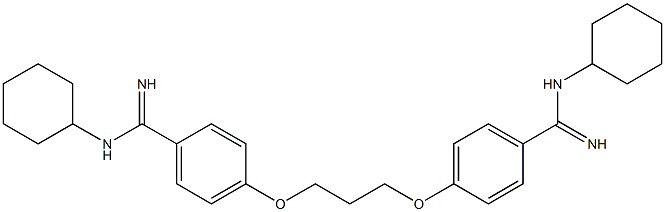 4,4'-(Propane-1,3-diylbisoxy)bis(N1-cyclohexylbenzamidine)