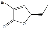 (R)-3-Bromo-5-ethyl-2(5H)-furanone Structure