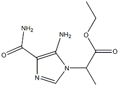 2-(5-Amino-4-carbamoyl-1H-imidazol-1-yl)propionic acid ethyl ester|