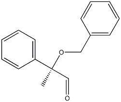 [R,(+)]-2-(Benzyloxy)-2-phenylpropanal 结构式