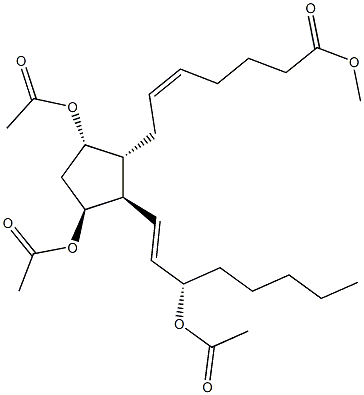 (5Z,9S,11S,13E,15S)-9,11,15-Tri(acetyloxy)prosta-5,13-dien-1-oic acid methyl ester