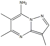 3,5,6-Trimethylpyrazolo[1,5-a]pyrimidin-7-amine 结构式