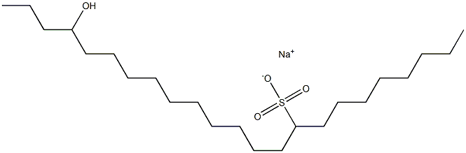  20-Hydroxytricosane-9-sulfonic acid sodium salt