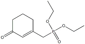 [(3-Oxo-1-cyclohexenyl)methyl]phosphonic acid diethyl ester Structure