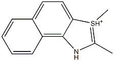 2,3-Dimethylnaphtho[1,2-d]thiazol-3-ium Structure