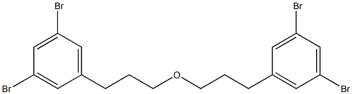 3,5-ジブロモフェニルプロピルエーテル 化学構造式