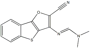 3-[[(Dimethylamino)methylene]amino][1]benzothieno[3,2-b]furan-2-carbonitrile