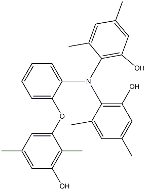 N,N-Bis(6-hydroxy-2,4-dimethylphenyl)-2-(3-hydroxy-2,5-dimethylphenoxy)benzenamine