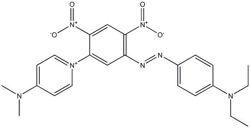 4-(Dimethylamino)-1-[2,4-dinitro-5-[4-(diethylamino)phenylazo]phenyl]pyridinium