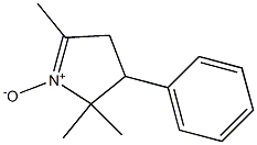 2,5,5-Trimethyl-4-phenyl-1-pyrroline 1-oxide Structure