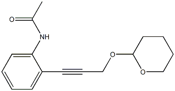 N-[2-[3-[(Tetrahydro-2H-pyran)-2-yloxy]-1-propynyl]phenyl]acetamide