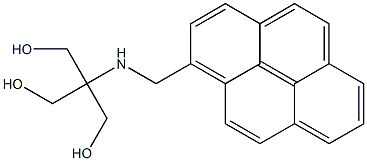 1-Pyrenylmethylaminomethylidynetrimethanol 结构式