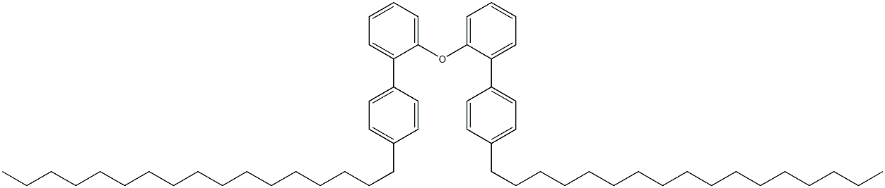 4-ヘプタデシルフェニルフェニルエーテル 化学構造式