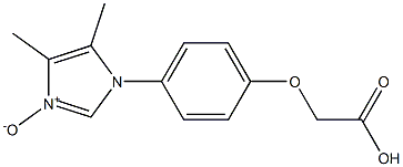 2-[4-[(4,5-Dimethyl-1H-imidazole 3-oxide)-1-yl]phenoxy]acetic acid