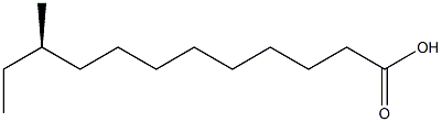[R,(-)]-10-Methyldodecanoic acid Struktur