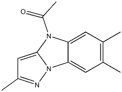 4-Acetyl-2,6,7-trimethyl-4H-pyrazolo[1,5-a]benzimidazole